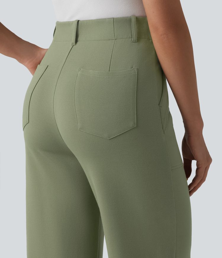 Halara Flex™ High Waisted Work Straight Leg Pants with Pockets