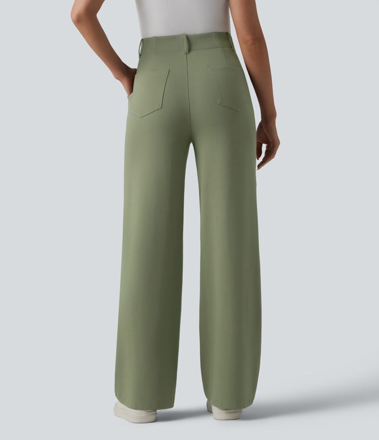 Halara Flex™ High Waisted Work Straight Leg Pants with Pockets