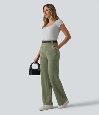Halara Flex™ High Waisted Work Straight Leg Pants with Pockets