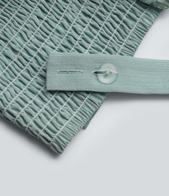 Mono de cuello cuadrado con fruncido y tacto lino - Edición Easy Peezy