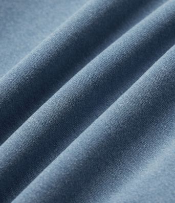 Halara Flex™ Denim Mini-Freizeitkleid mit Rundhalsausschnitt, ärmellos, abgerundetem Saum und Taschen