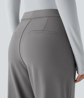 Pantalon tailleur évasé taille haute Halara Flex™ DayStretch avec poches