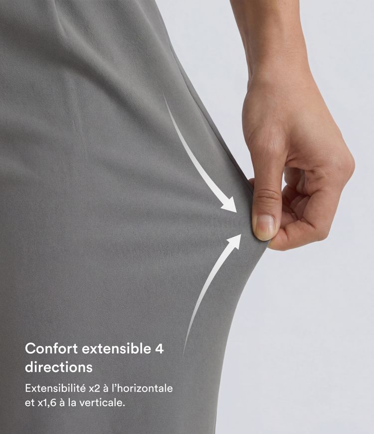 Pantalon tailleur évasé taille haute Halara Flex™ DayStretch avec poches