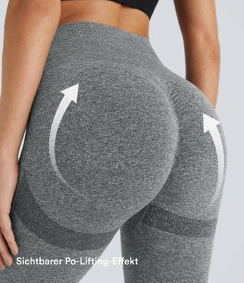 OneForm – Leggings mit hohem Bund und nahtlosem Flow – Booty-Scrunch