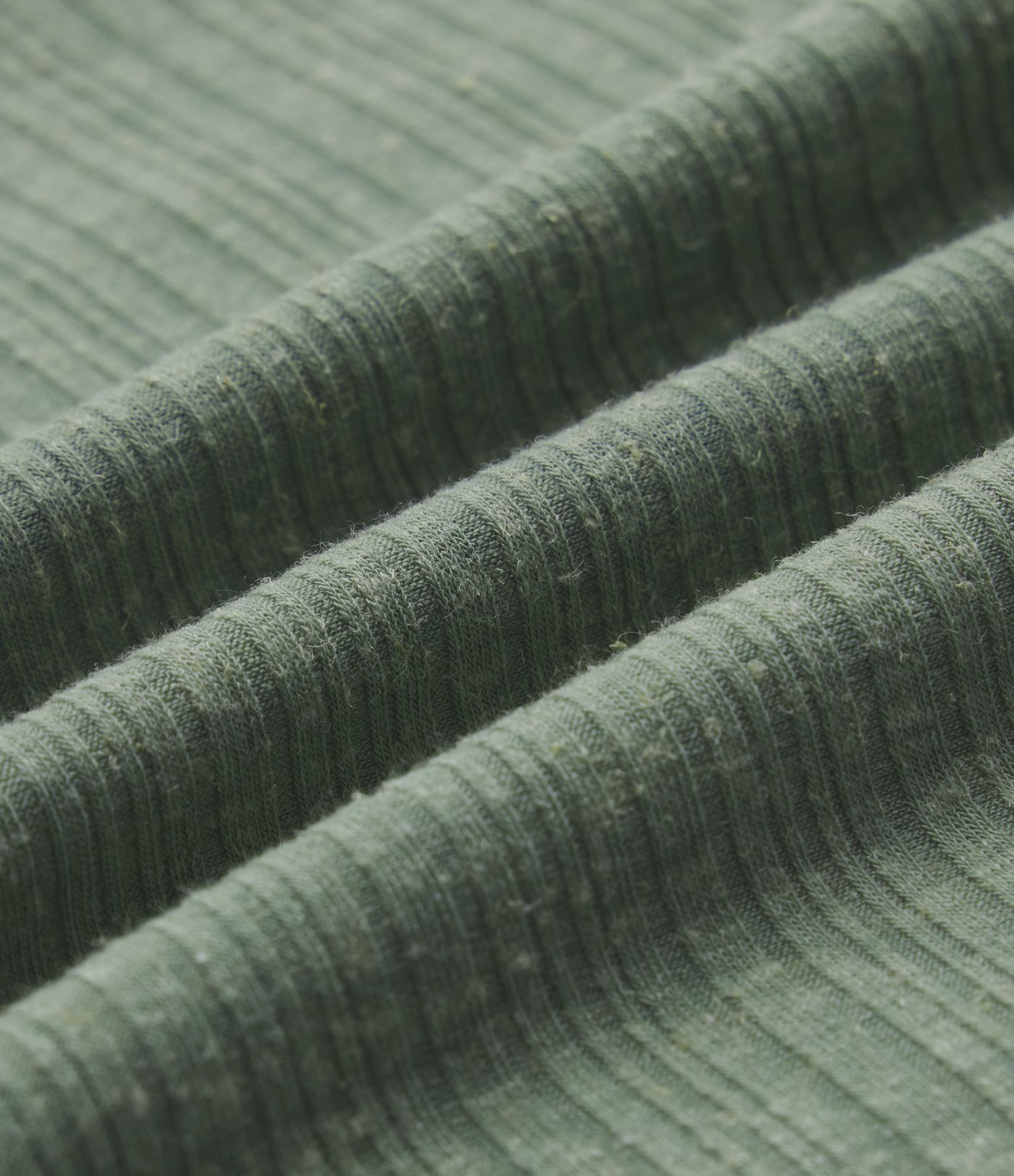 Ribbed Knit High Waisted Bodycon Midi Casual Linen-Blend Skirt