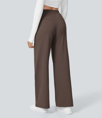 Halara Flex™ DayStretch High Waisted Pocket Straight Leg Work Pants