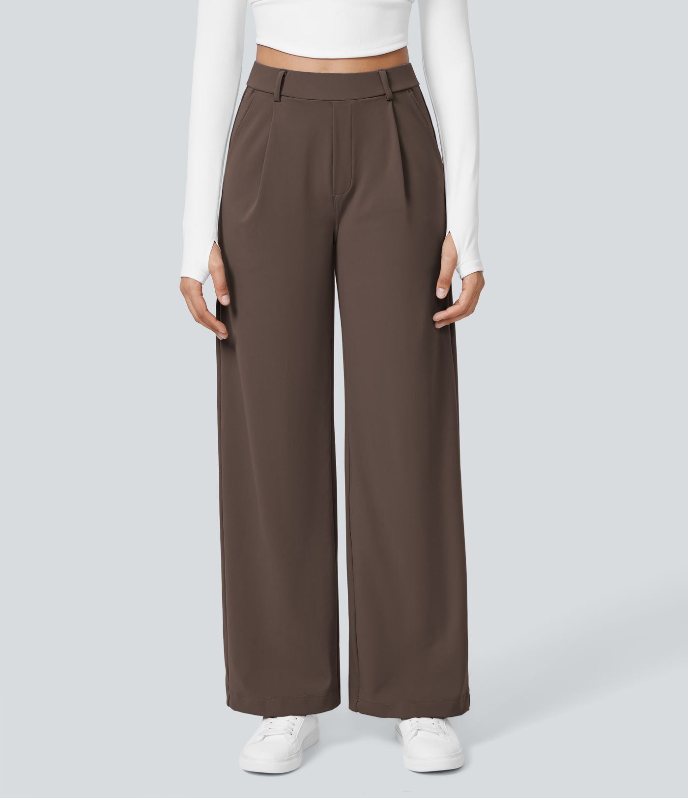 Halara Flex™ DayStretch High Waisted Pocket Straight Leg Work Pants
