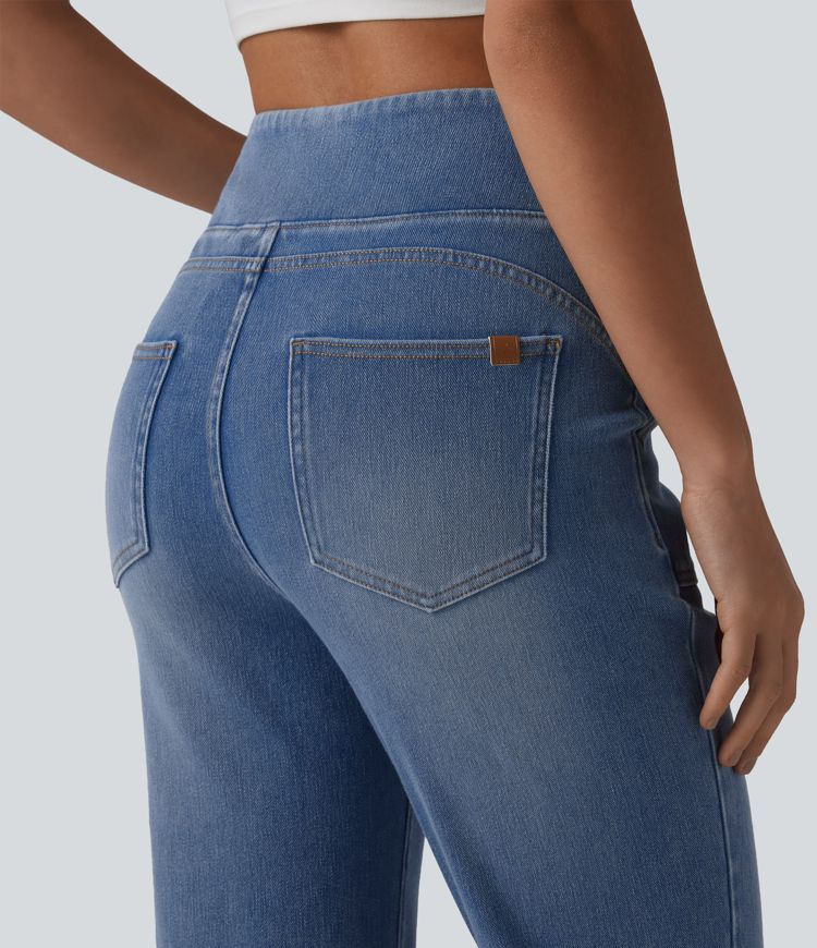 Halara Flex™ High Waisted Tummy Control Bootcut Casual Jeans with Pockets