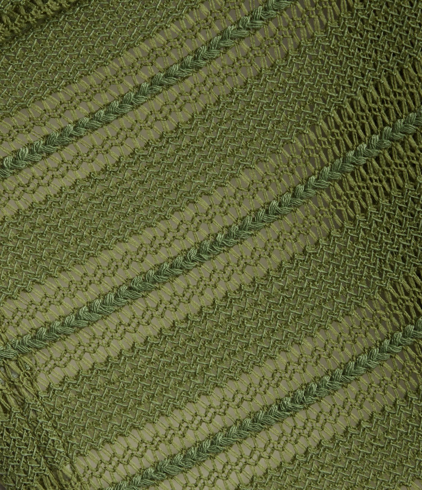 High Waisted Crochet Knit Stripes Casual Bodycon Skirt