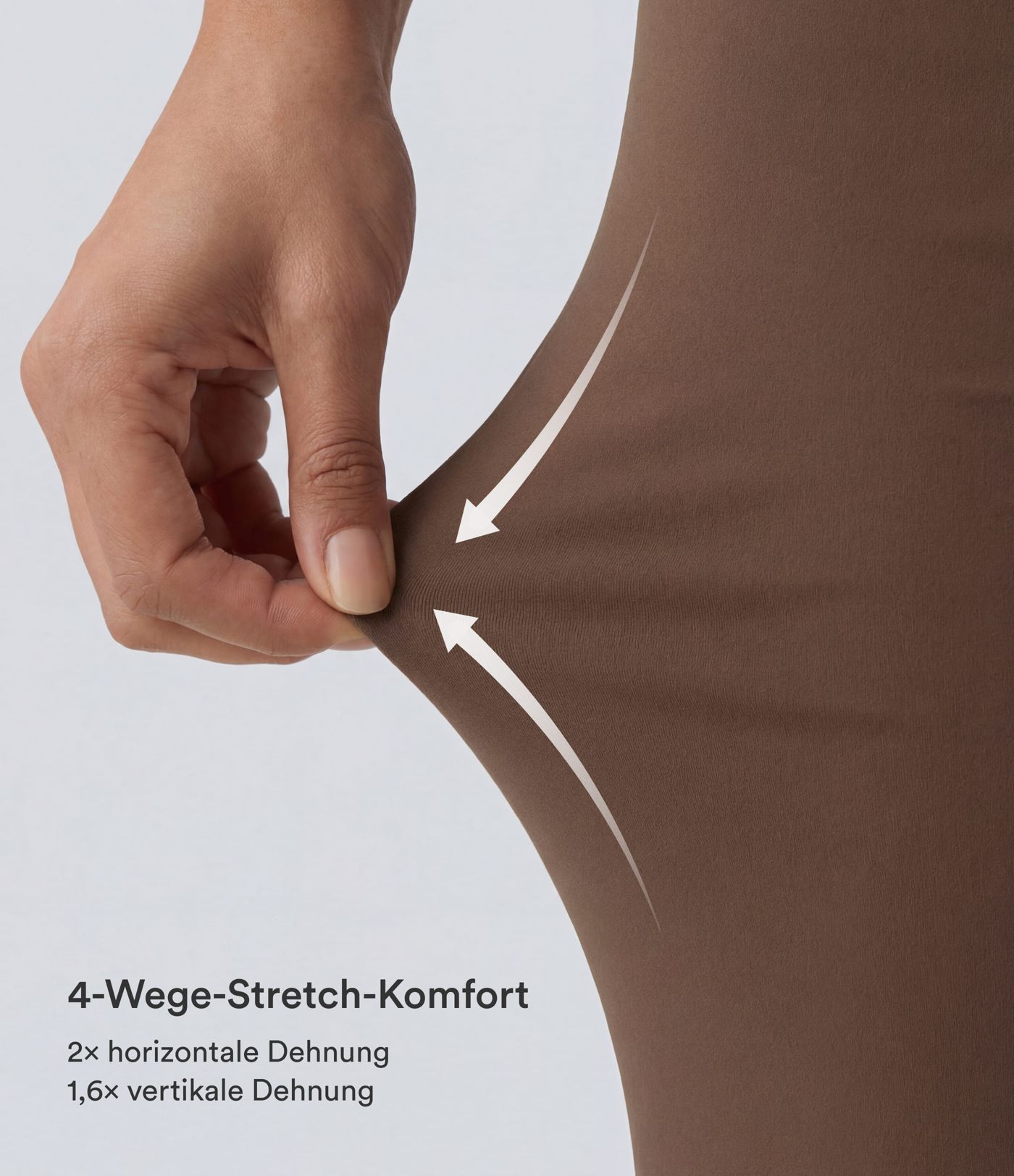 DayStretch - Yoga-Hose mit hohem Bund, Seitentaschen, Bauchkontrolle und weitem Bein