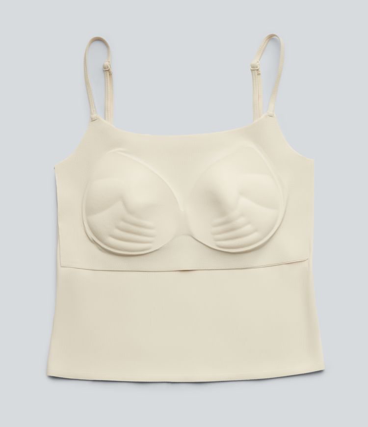 Lässiges Tanktop mit nicht herausnehmbaren Polstern