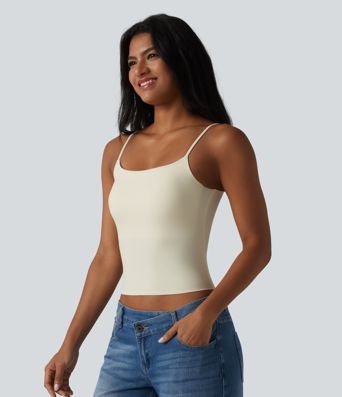 Lässiges Tanktop mit nicht herausnehmbaren Polstern