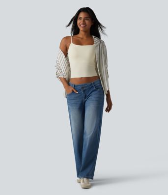 Lässiges Tanktop mit nicht herausnehmbaren Polstern