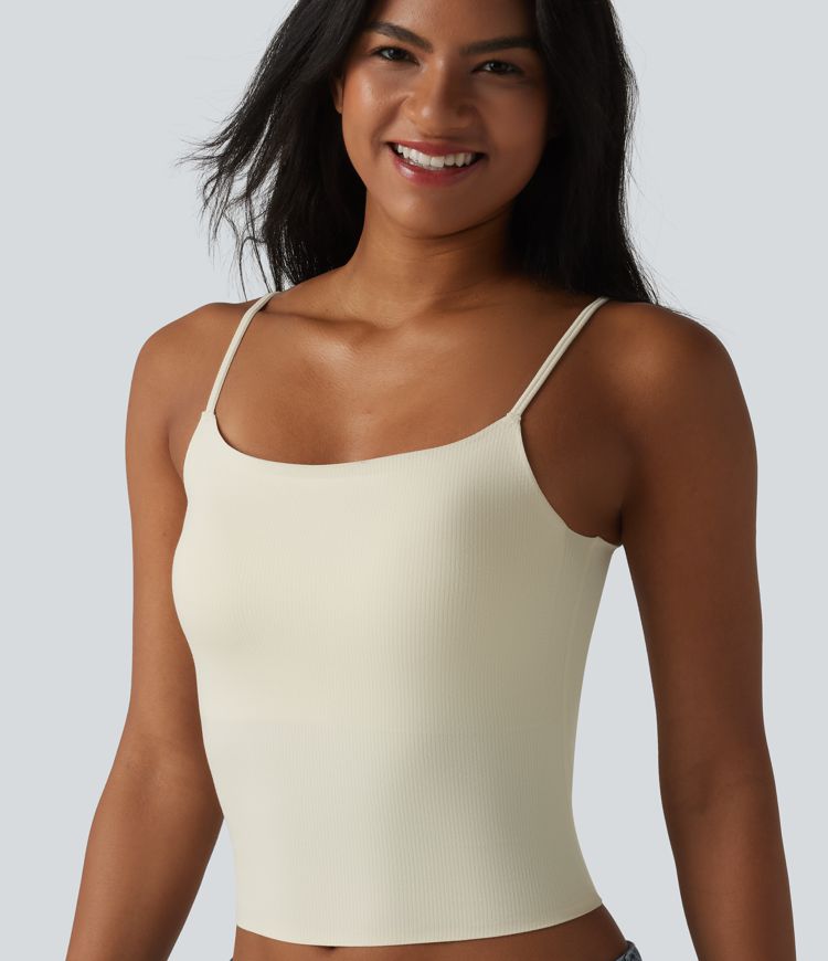 Lässiges Tanktop mit nicht herausnehmbaren Polstern