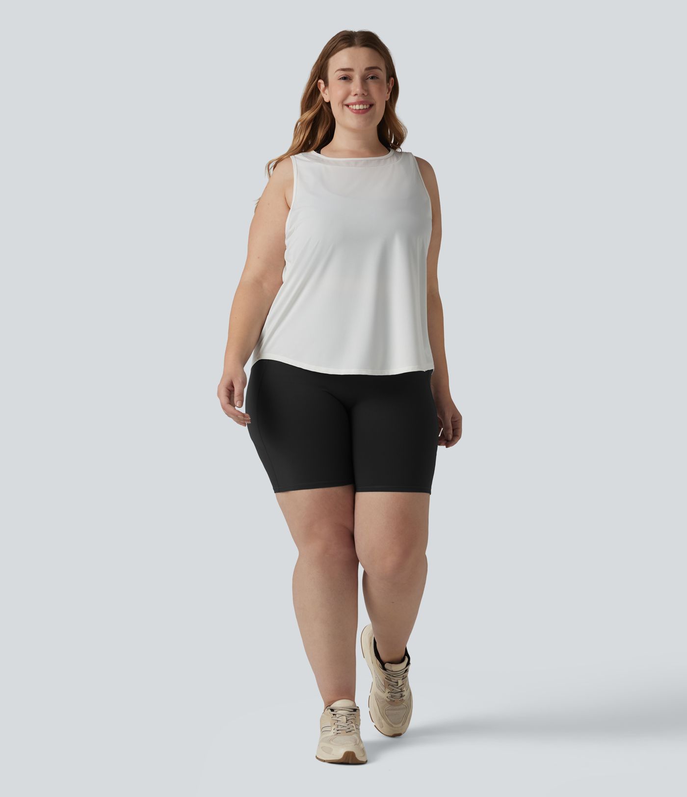 Halara UltraSculpt™ High Waisted Butt Lifting Tummy Control Shaping Training Plus Size Biker Shorts 7'' with Pockets Halara UltraSculpt™ High Waisted Butt Lifting Tummy Control Shaping Training Plus Size Biker Shorts 7'' with Pockets
