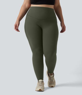 Halara UltraSculpt™ High Waisted Tummy Control Pocket Shaping Training Plus Size Leggings