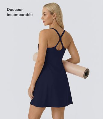 Everyday Softlyzero™ Airy backless 2-in-1 activity dress – Euphoria Air – longer dress and adjustable straps