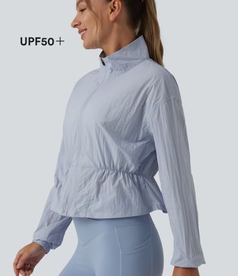 Campingjacke mit Stehkragen und langen Ärmeln - UPF50+ Campingjacke mit Stehkragen und langen Ärmeln - UPF50+