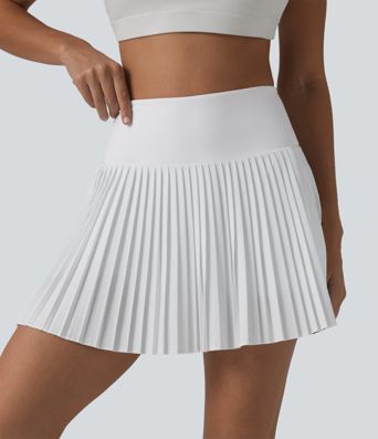Breezeful™ High Waisted 2-in-1 Pleated Quick Dry Mini Tennis Skirt with Pockets
