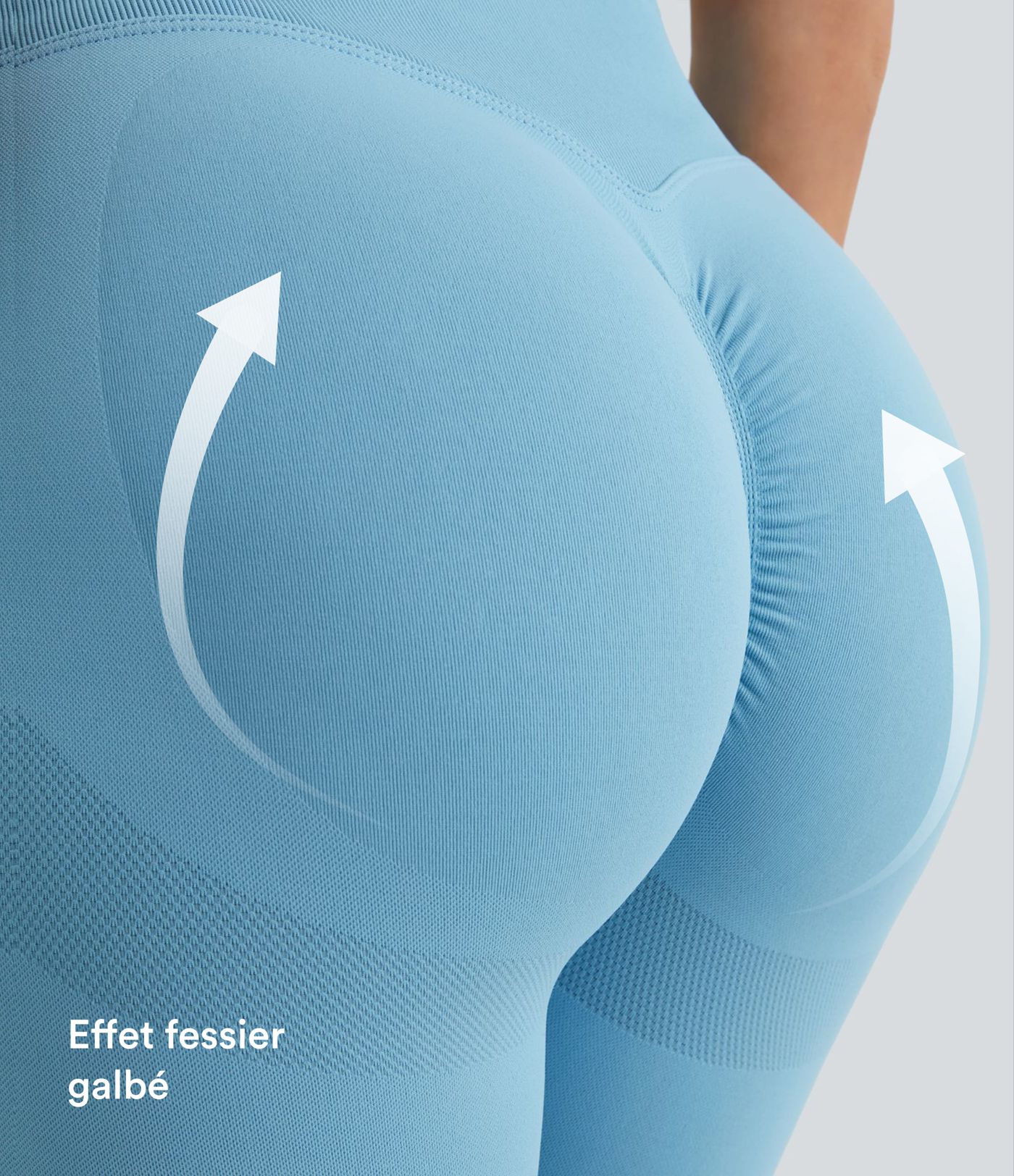 Legging push-up taille haute froncé sans couture OneForm Seamless Flow