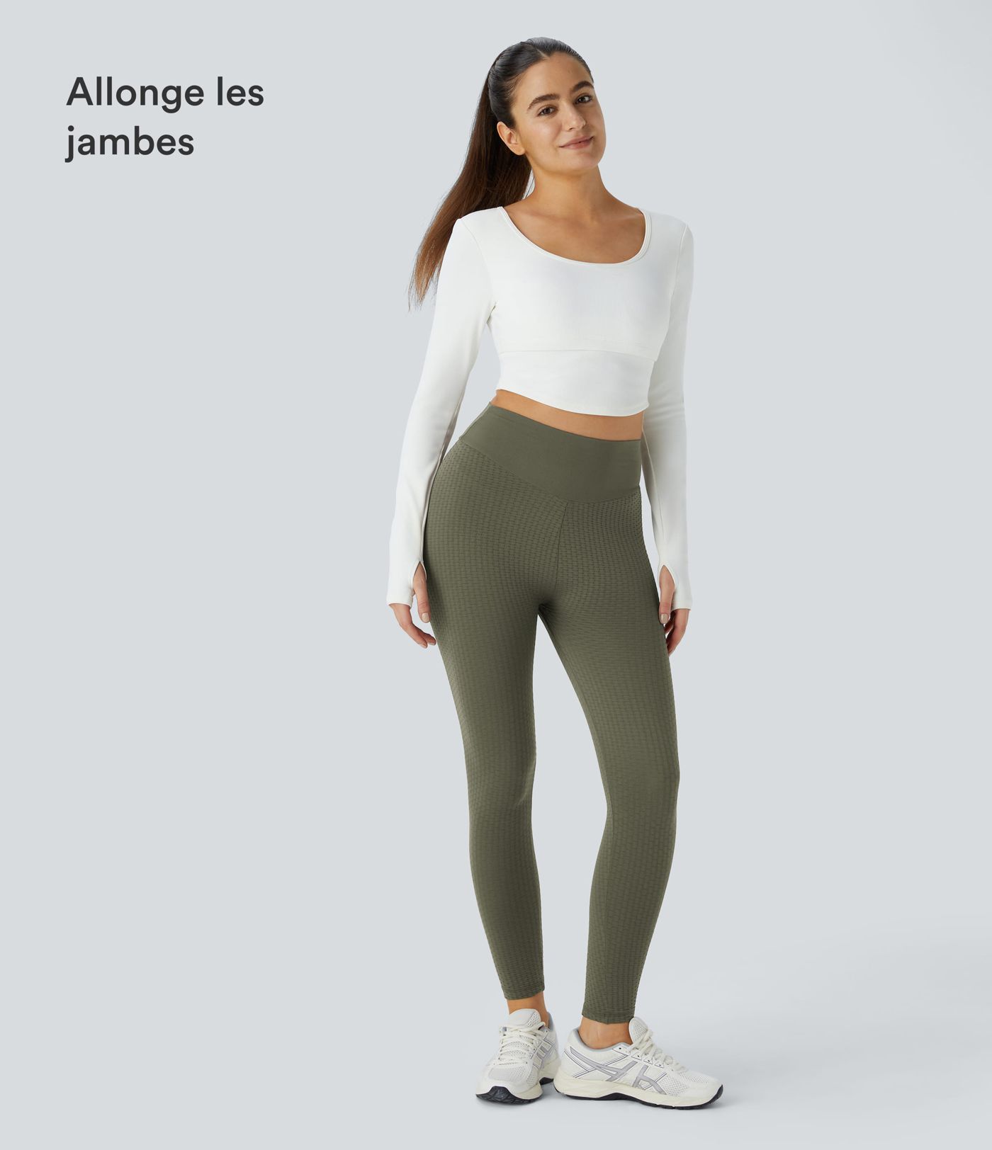 Legging effet push-up taille haute jacquard sans couture OneForm Seamless Flow