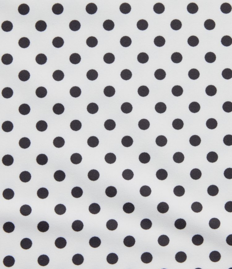 Round Neck Sleeveless Layered Ruffle Hem Polka Dot Mini Casual Dress