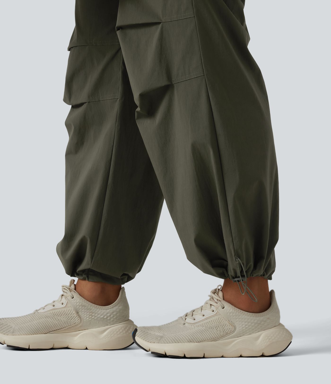 High Waisted Baggy Hiking Cargo Joggers with Pockets