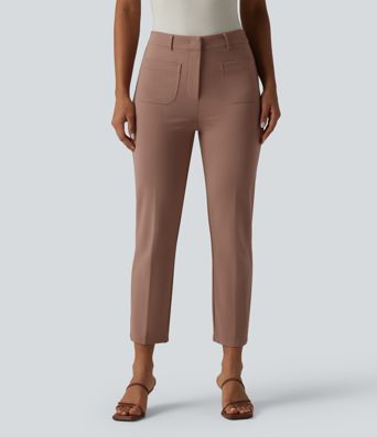 Halara Flex™ Mid Rise Work Bootcut Pants with Pockets