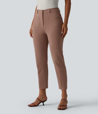 Halara Flex™ Mid Rise Work Bootcut Pants with Pockets
