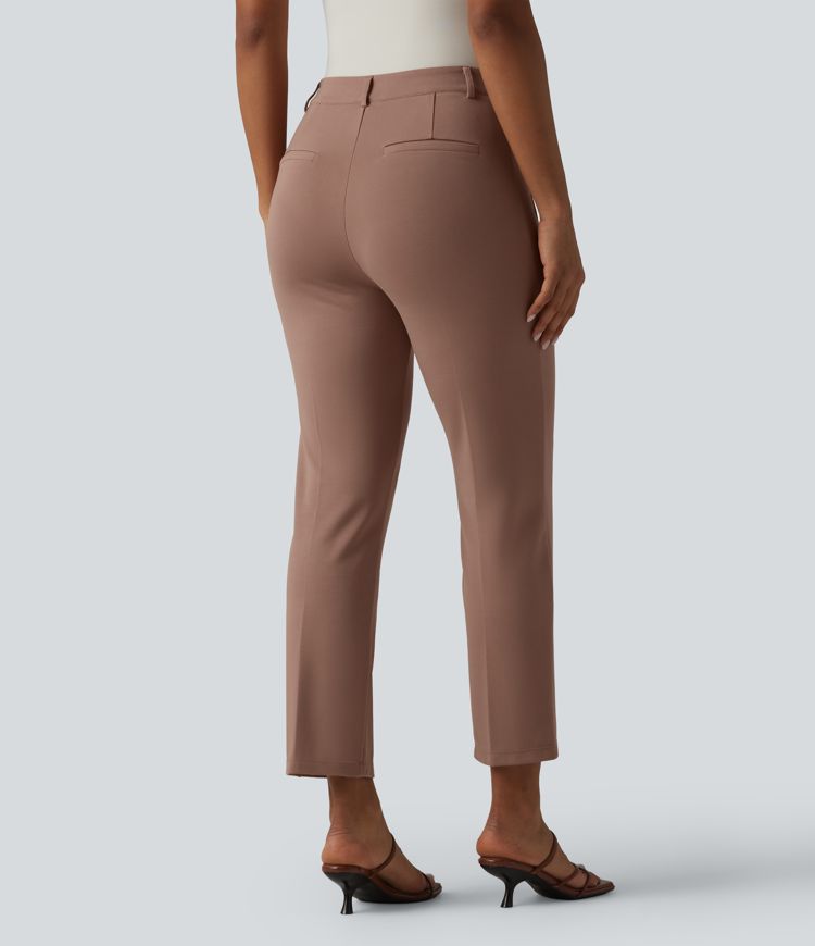 Halara Flex™ Mid Rise Work Bootcut Pants with Pockets