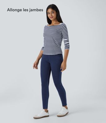 Halara Flex™ Jegging Travail Taille Haute Croisé Poches Multiples Tricot Extensible