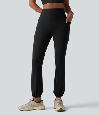 Halara Ultrasculpt™ - Yoga-Jogginghose mit hohem Bund, Seitentaschen und Bauchkontrolle