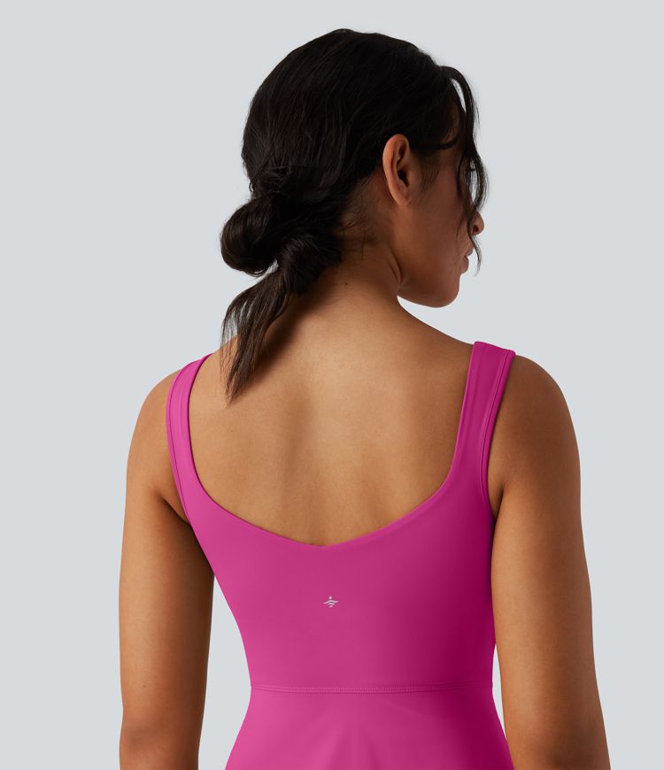SoftlyZero™ Airy 2-in-1 Cool Touch Mini Tennis Active Dress with Pocket-Easy Peezy Edition-UPF50+