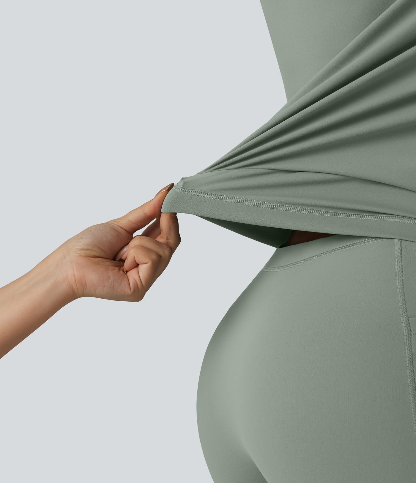 U Neck Sleeveless 2-in-1 Built-in Bra Mini Workout Active Dress with Pockets-Easy Peezy