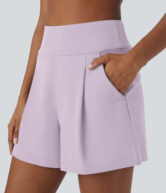 Short de travail large taille haute DayStretch avec poches