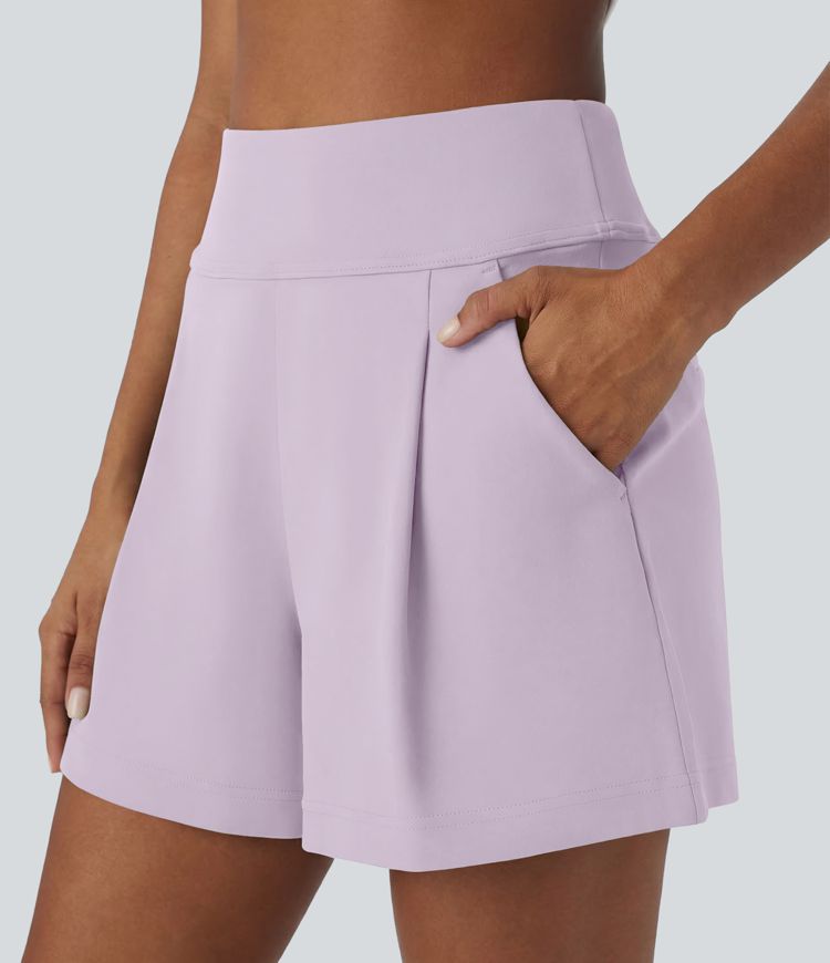 Short de travail large taille haute DayStretch avec poches