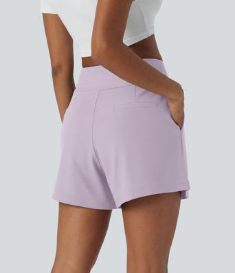 Short de travail large taille haute DayStretch avec poches