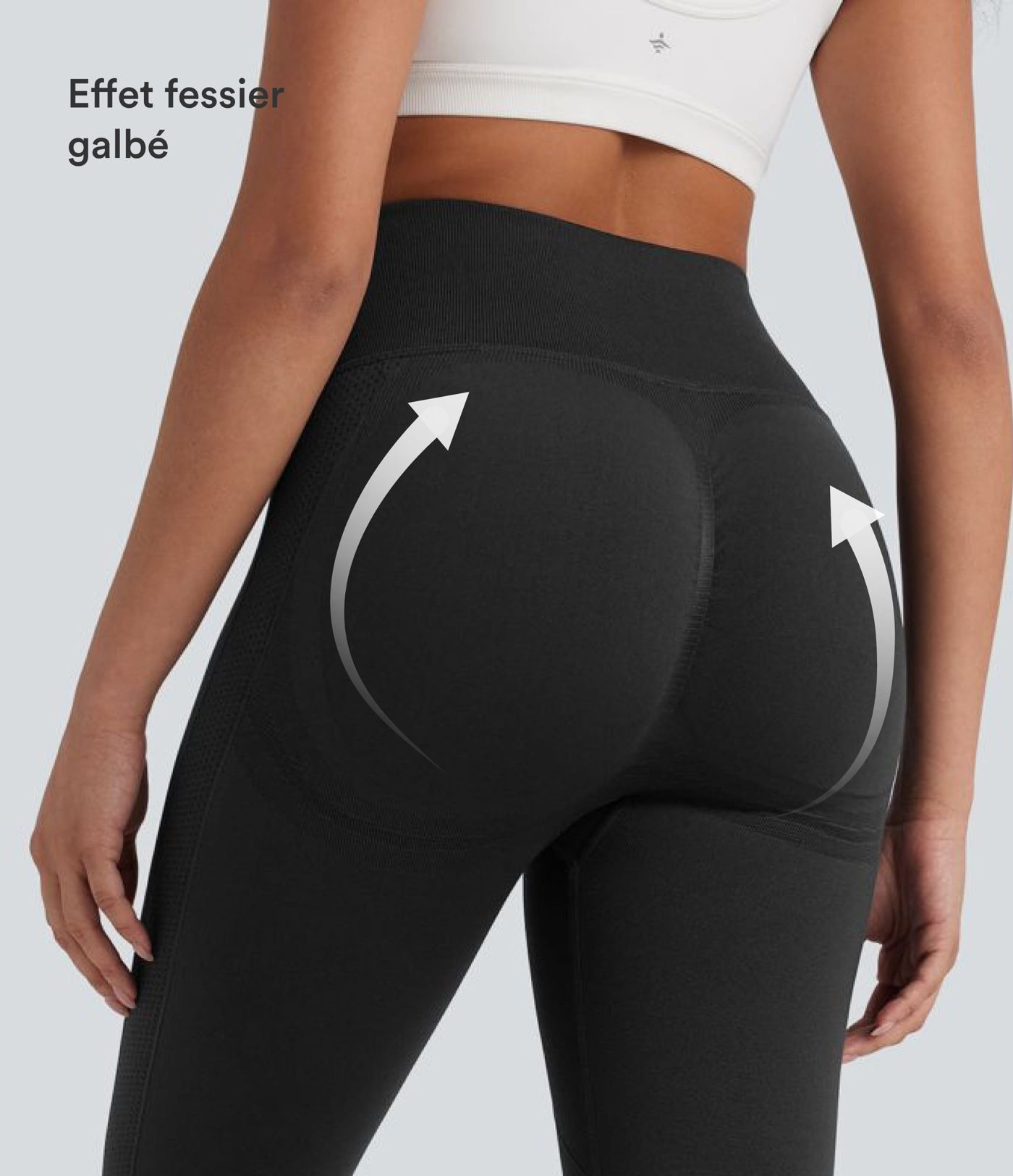 Seamless Flow Legging yoga taille haute gainant et sculptant