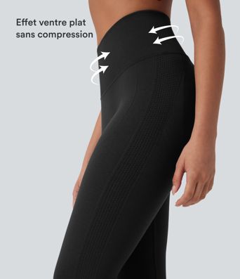 Seamless Flow Legging yoga taille haute gainant et sculptant