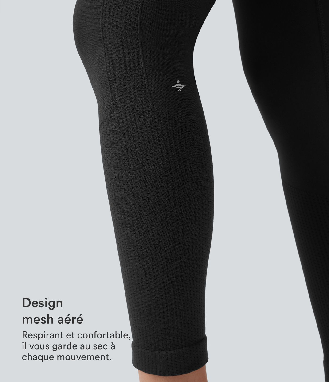 Seamless Flow Legging yoga taille haute gainant et sculptant