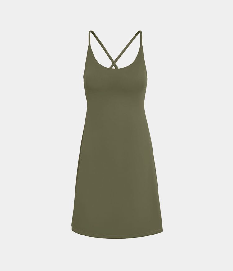 SoftlyZero™ Plush - 2-in-1 Mini Dress with Side Pockets - D-F Cups