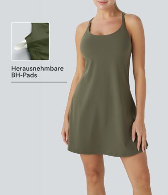 SoftlyZero™ Plush - 2-in-1 Mini Dress with Side Pockets - D-F Cups