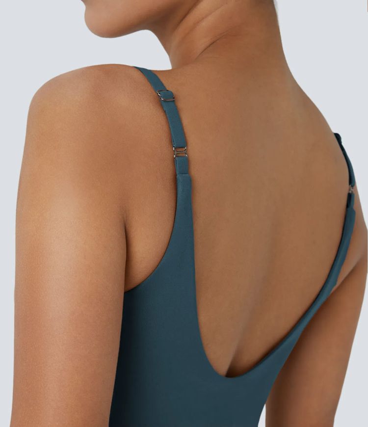 SoftlyZero™ Robe de Danse Active Mini à Volants Aériens et Poches 2-en-1 à Toucher Frais - UPF50+