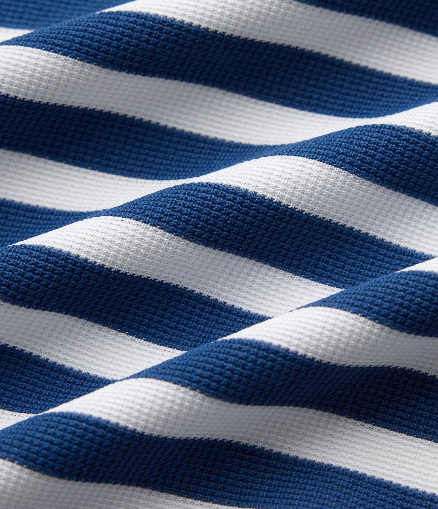 Lässige Weste mit V-Ausschnitt, Streifen und Waffelstoff