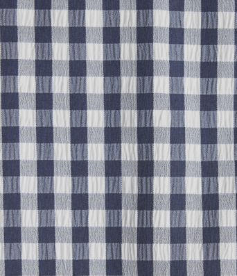 Freizeithose mit mittlerer Bundhöhe, Kordelzug, weiter Passform, Vichy-Karo und Taschen