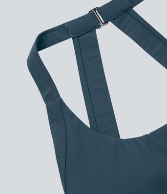 Robe de Danse Sport Mini à Volants Torsadés Dos Nu - Longueur Plus