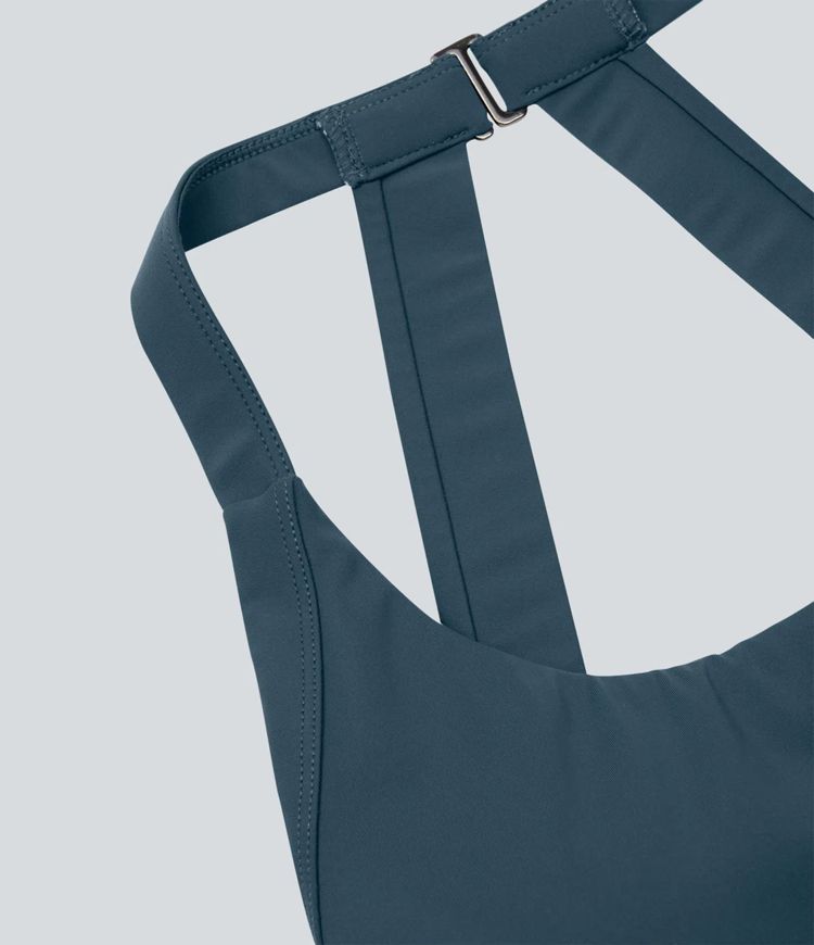 Robe de Danse Sport Mini à Volants Torsadés Dos Nu - Longueur Plus