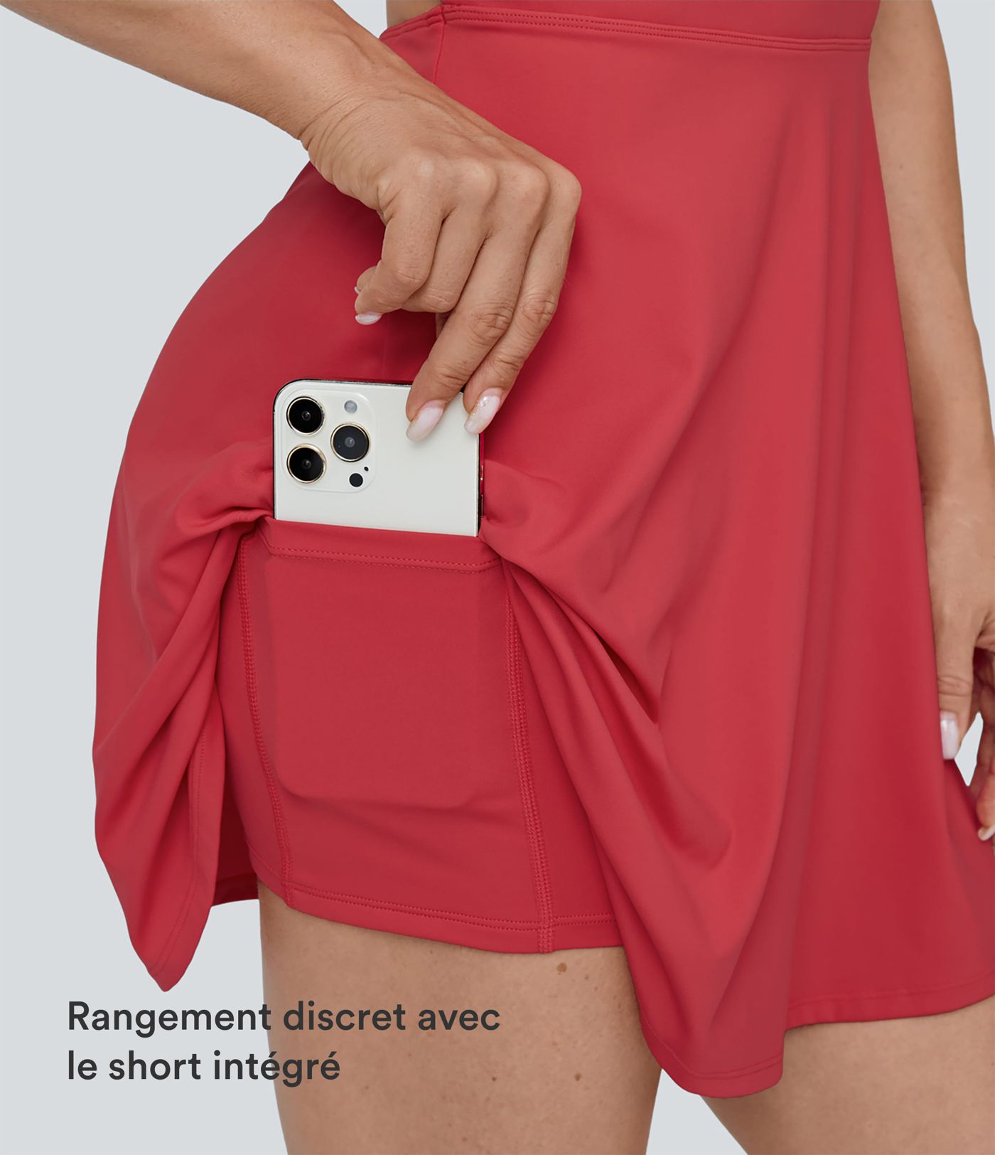 Robe de sport danse mini évasée D-F