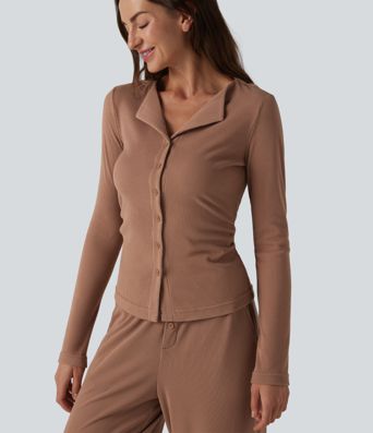 Long Sleeve Lounge Top