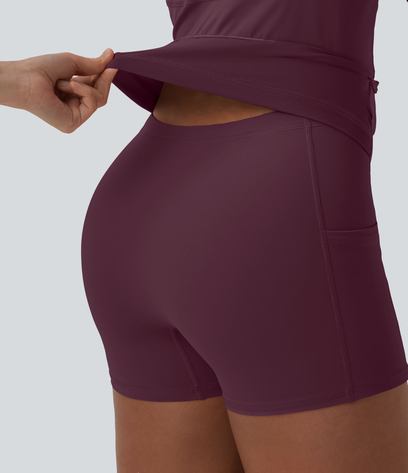 SoftlyZero™ Airy 2-in-1 Cool Touch Mini Dance Active Dress with Pockets-Easy Peezy Edition-Longer Length